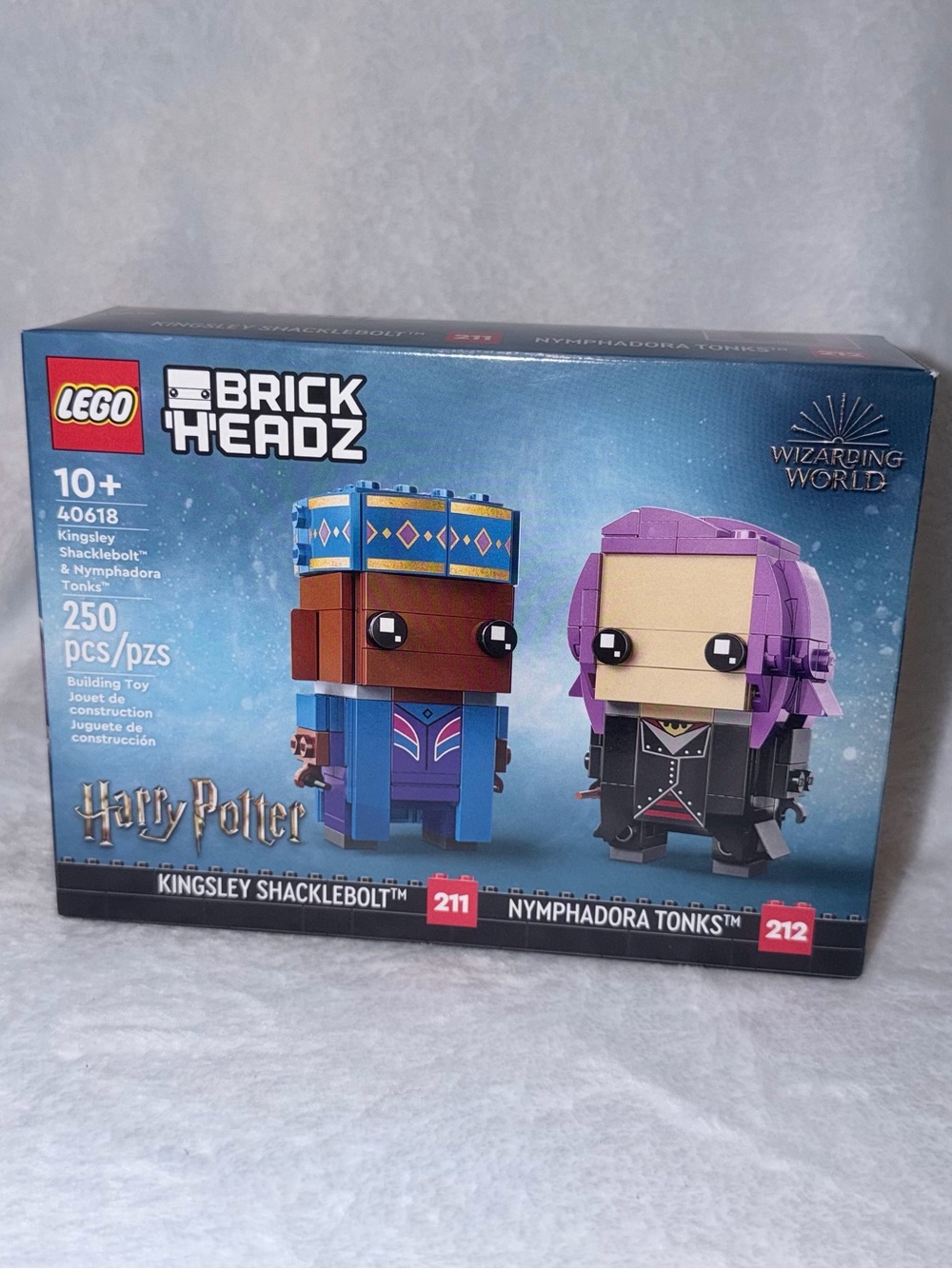 LEGO Harry Potter BrickHeadz 40618 Kingsley Shacklebolt & Nymphadora Tonks